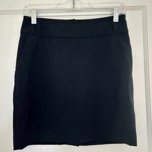 Banana Republic Simple Stretch Black Mini Skirt l Size 0